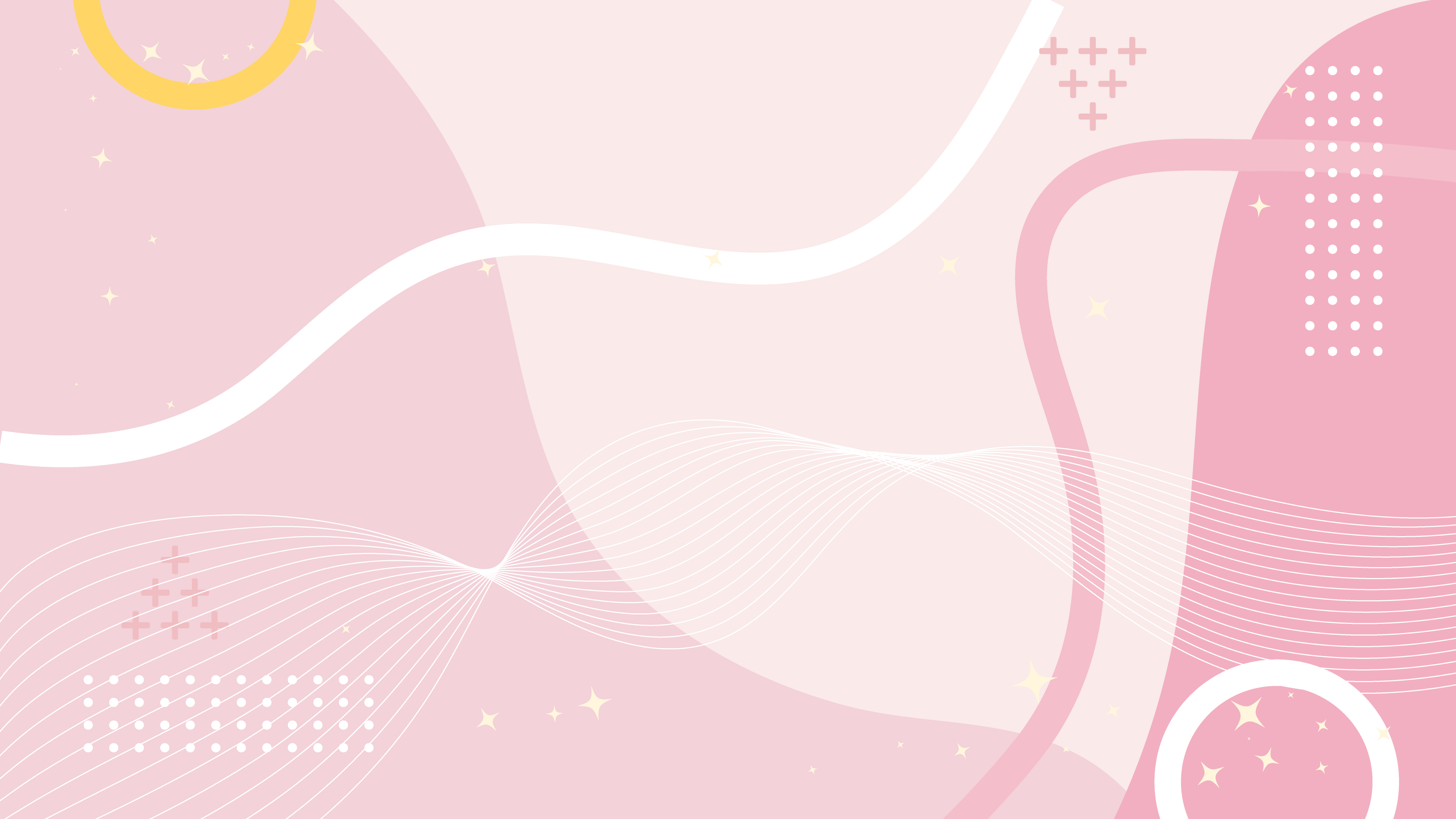 Abstract pink background with geometric shapes and flowing lines for modern graphic design projects