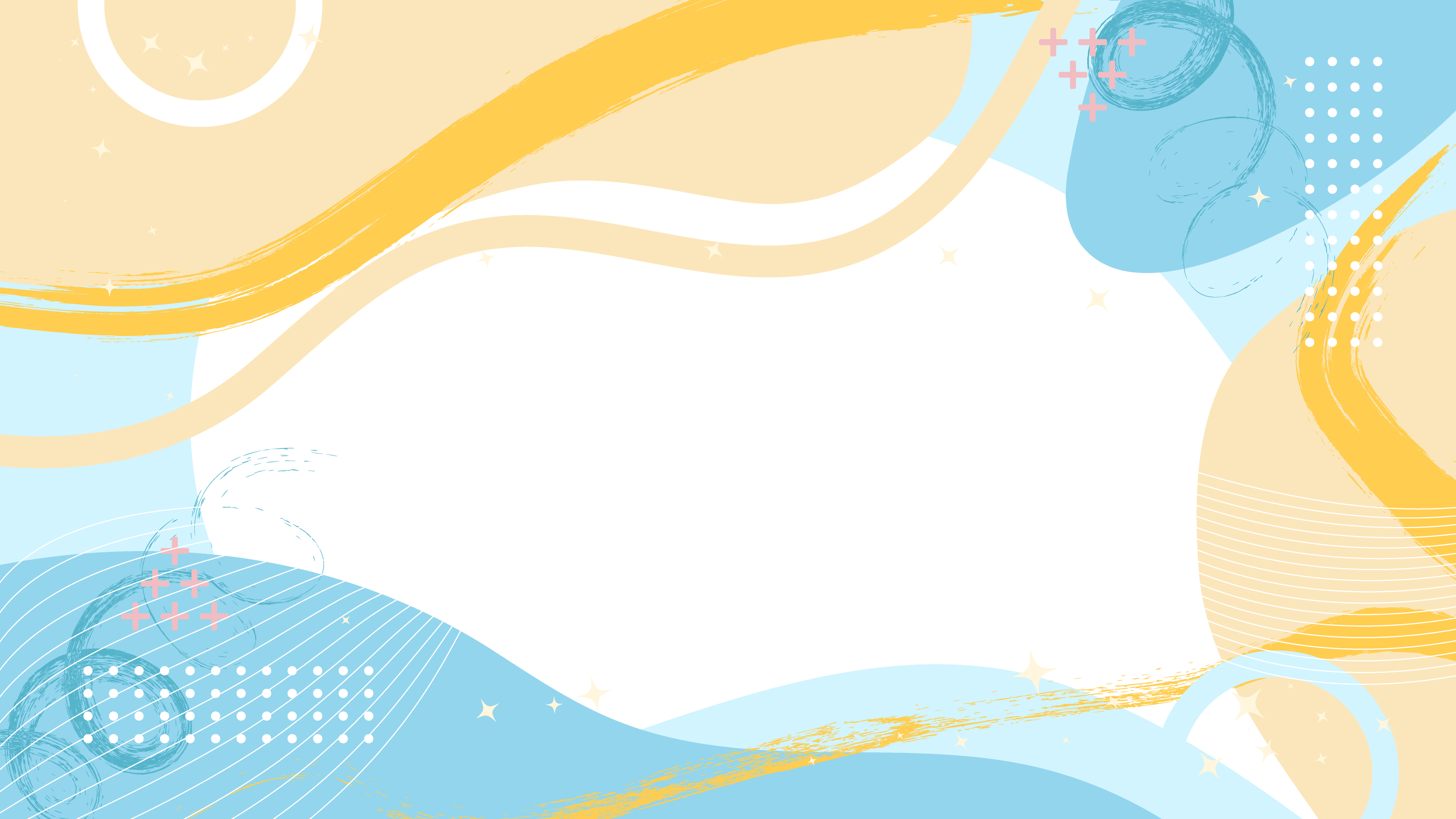 Abstract background with soft pastel shapes and brush strokes for creative design projects