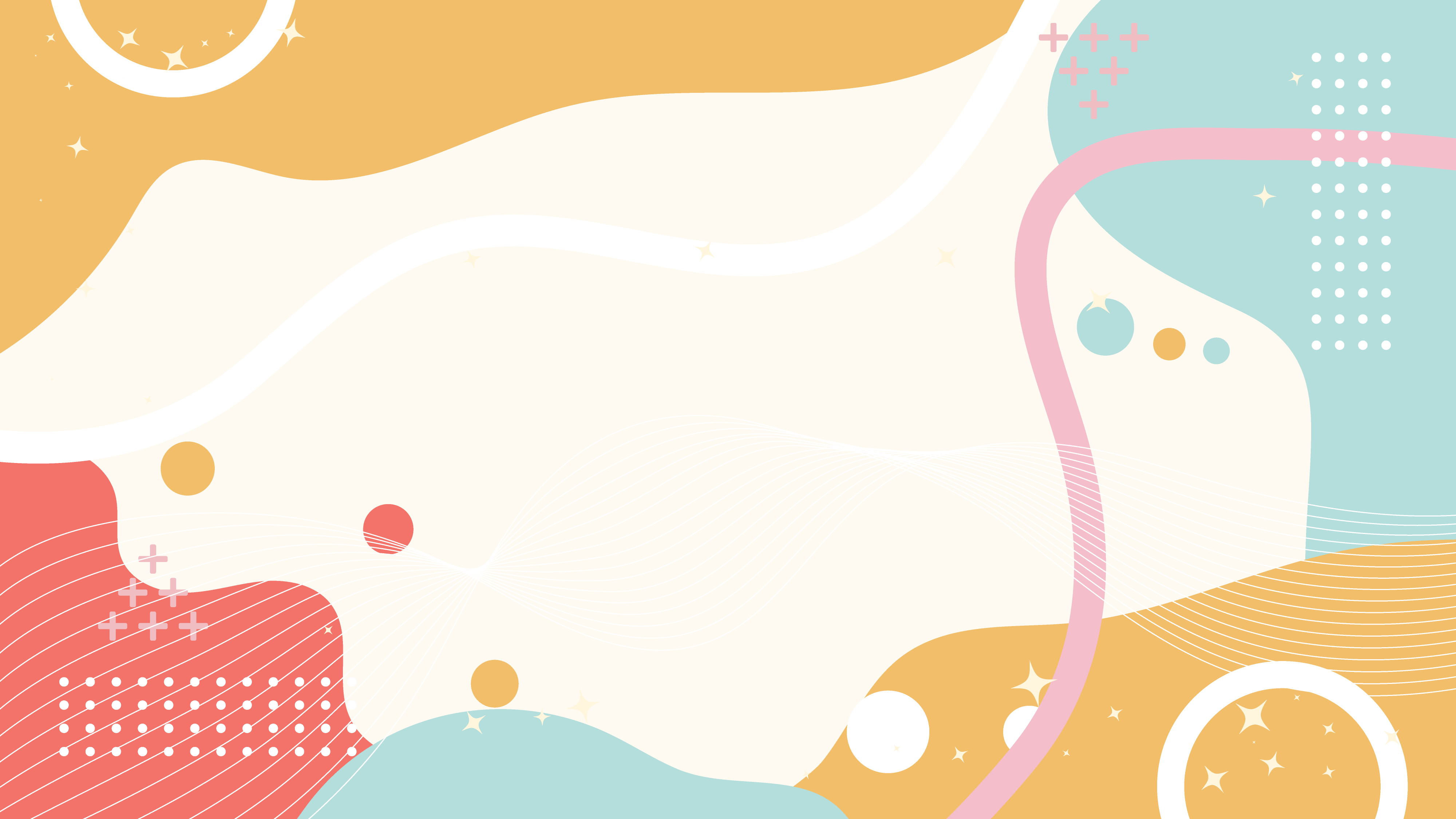Abstract background with colorful organic shapes and geometric patterns for creative design projects