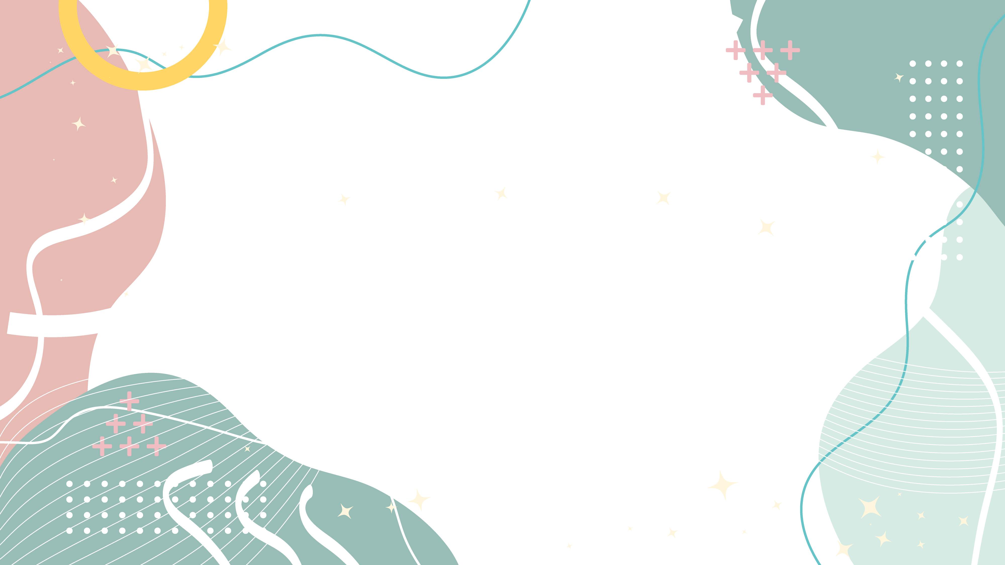 Abstract background with pastel shapes and organic lines for creative design projects